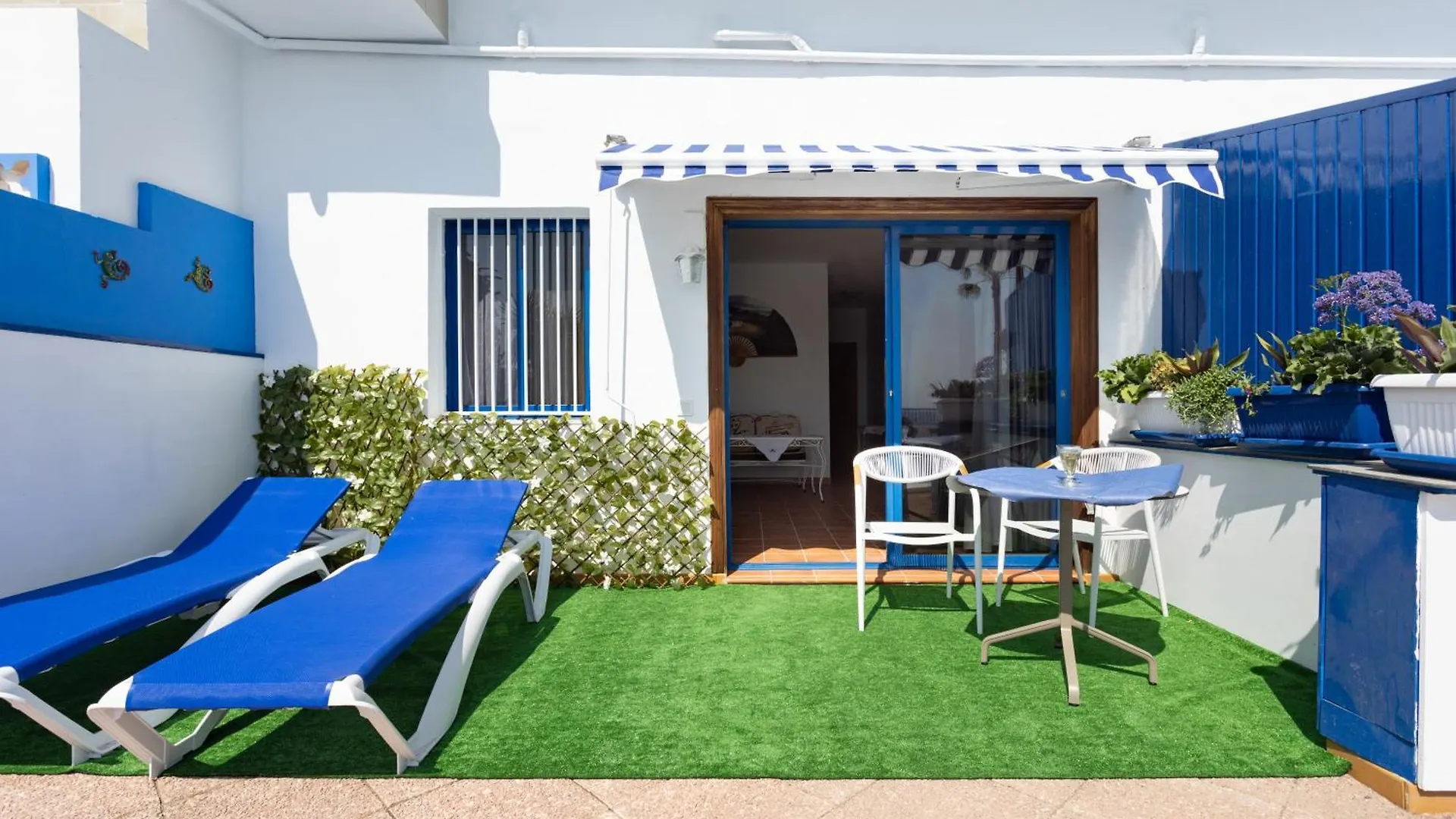 Oceanfront Apt In Private Villa - Next To The Beach Пуэрто-де-Сантьяго